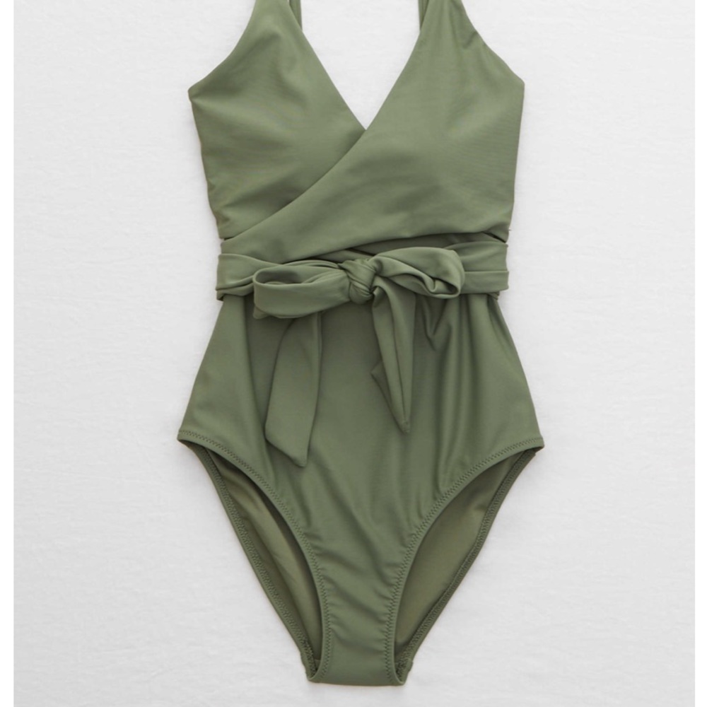 Aerie wrap one piece swimsuit